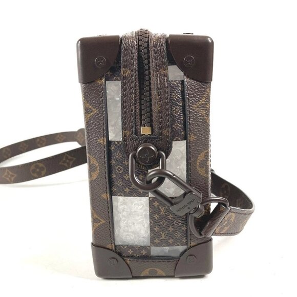 LOUIS VUITTON M20871 Monogram-Chess Slim-Soft Trunk Pochette 2WAY Shoulder Bag - Picture 13 of 13